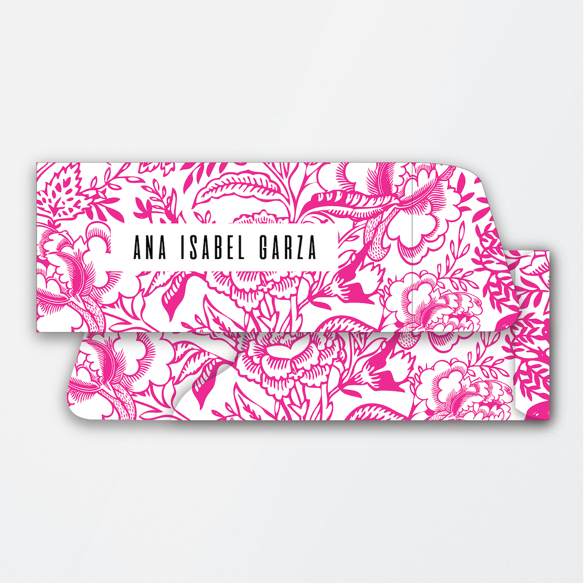 Peony Floral Pink Money Holder