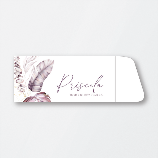 Tropical Purple Money Holder