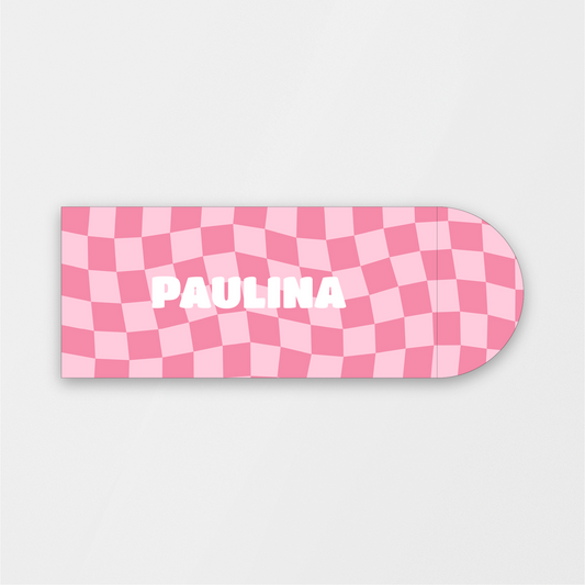 Retro Pink Pattern Money Holder