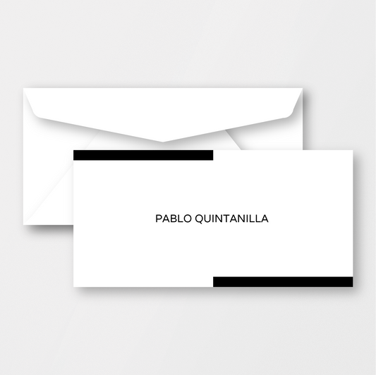 Black Bars Envelope