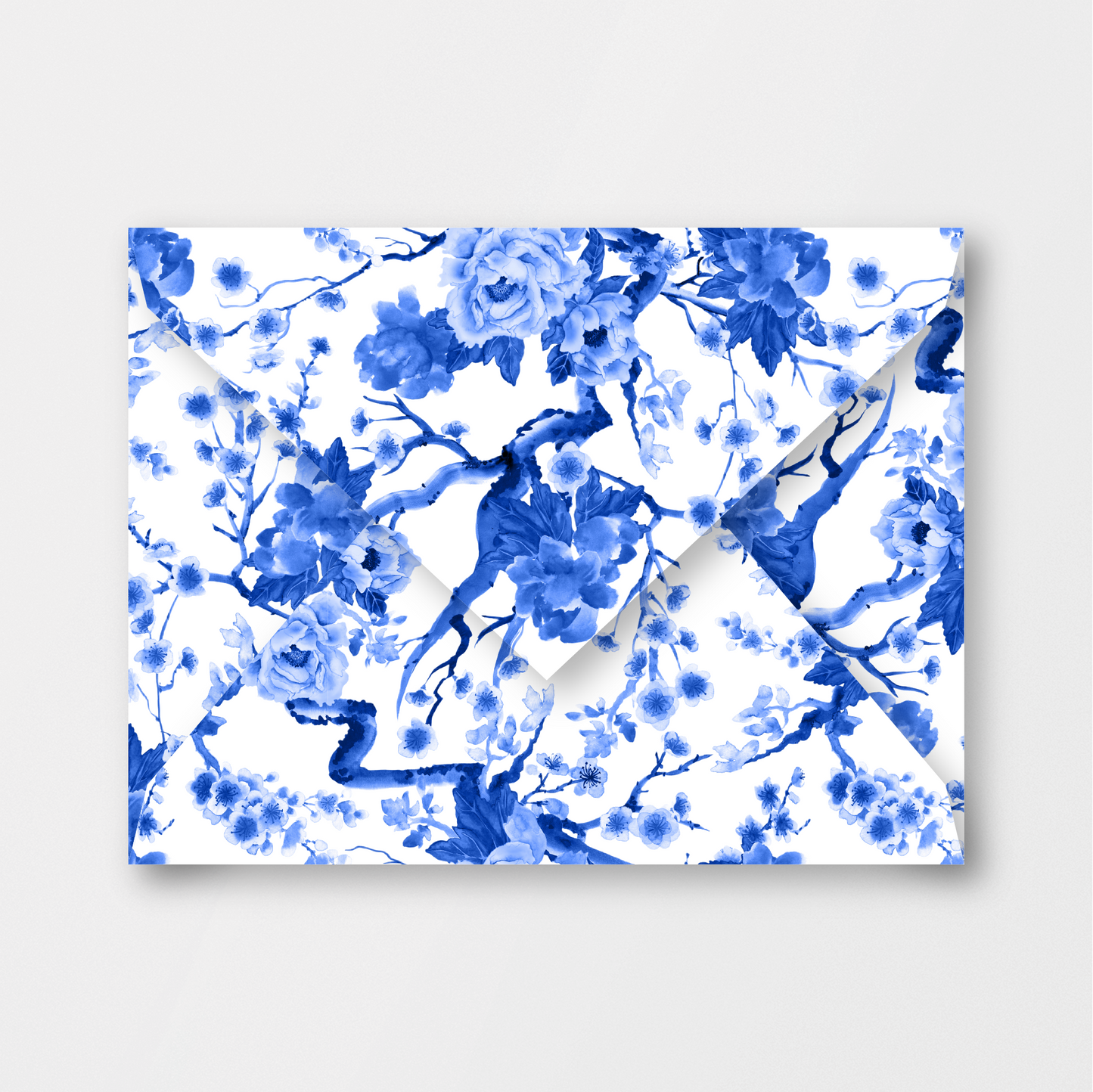 Blue Blossom Card & Envelope
