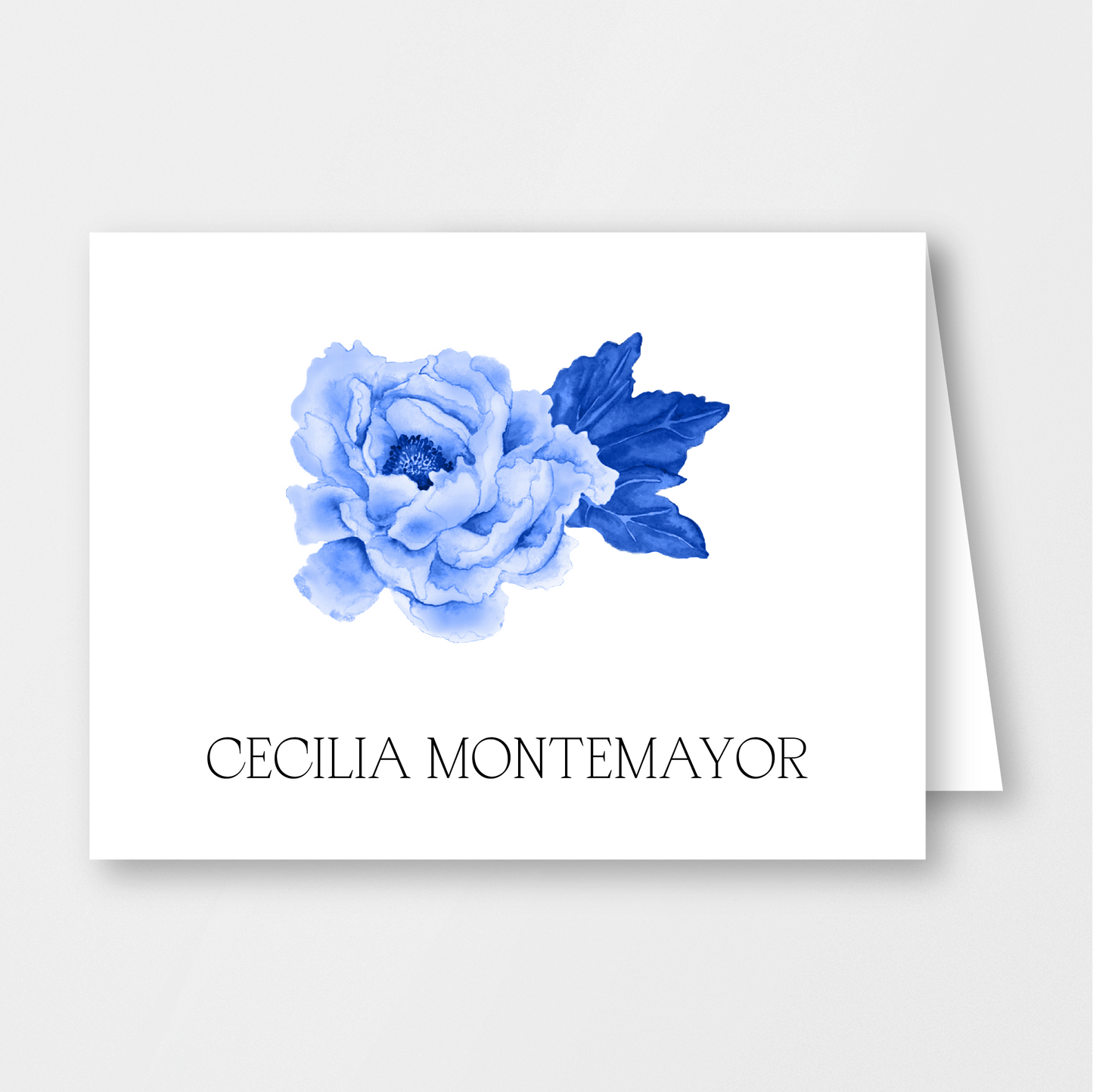 Blue Blossom Card & Envelope