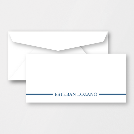 Blue Line Envelope