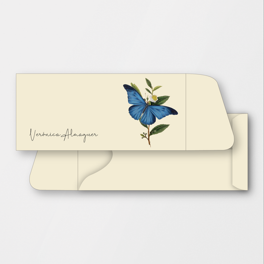 Blue Morpho Money Holder