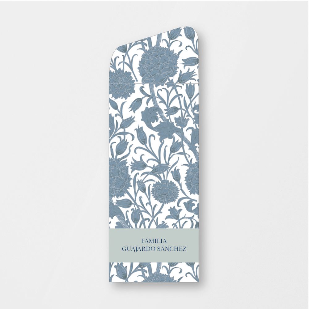 Blue Pattern Money Holder