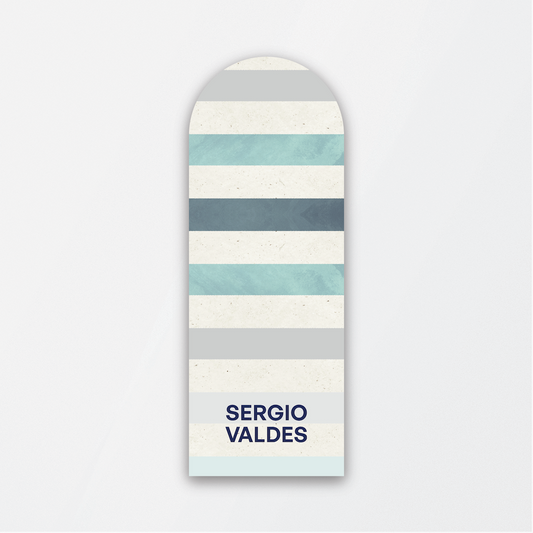 Blue Palette Striped Money Holder