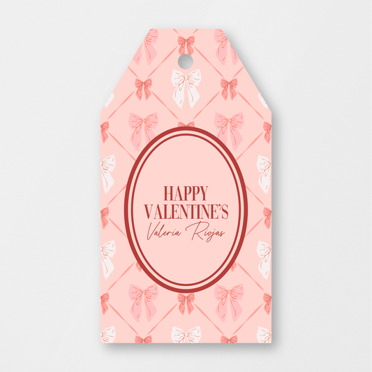 Blush Bows Tag