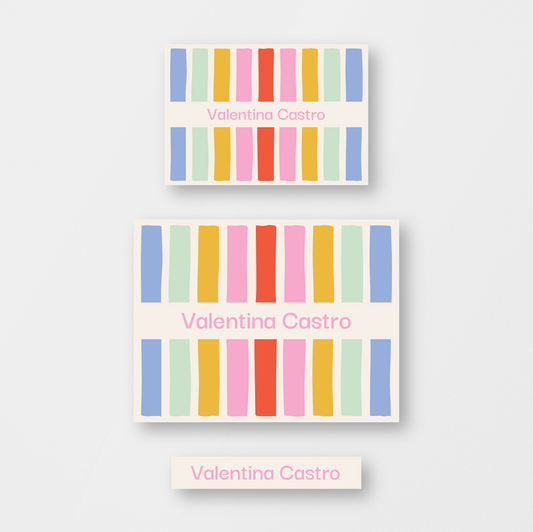 Brush Stripes Stickers