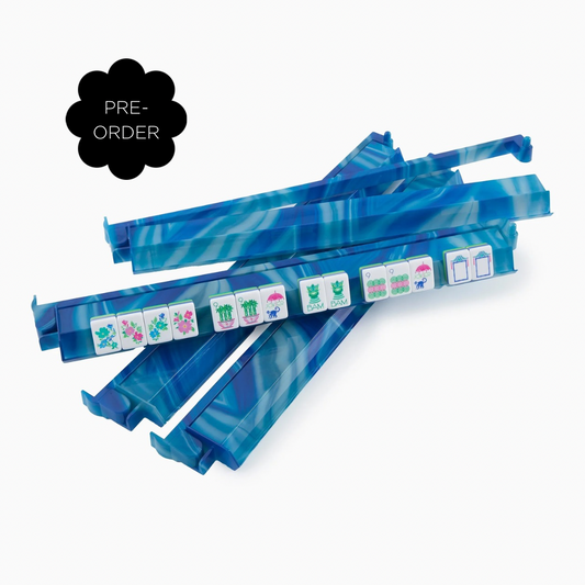 PRE-ORDER Blue Lace Agate Rack and Pusher Set