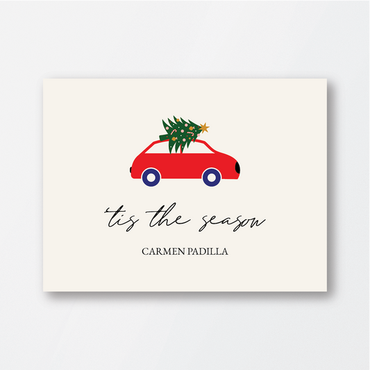 Christmas Car Card
