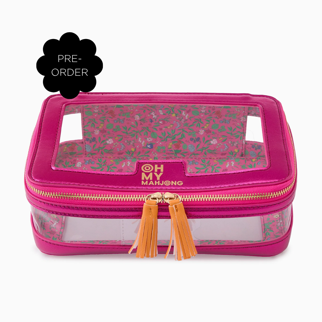 PRE-ORDER Metallic Pink Tile Storage Bag