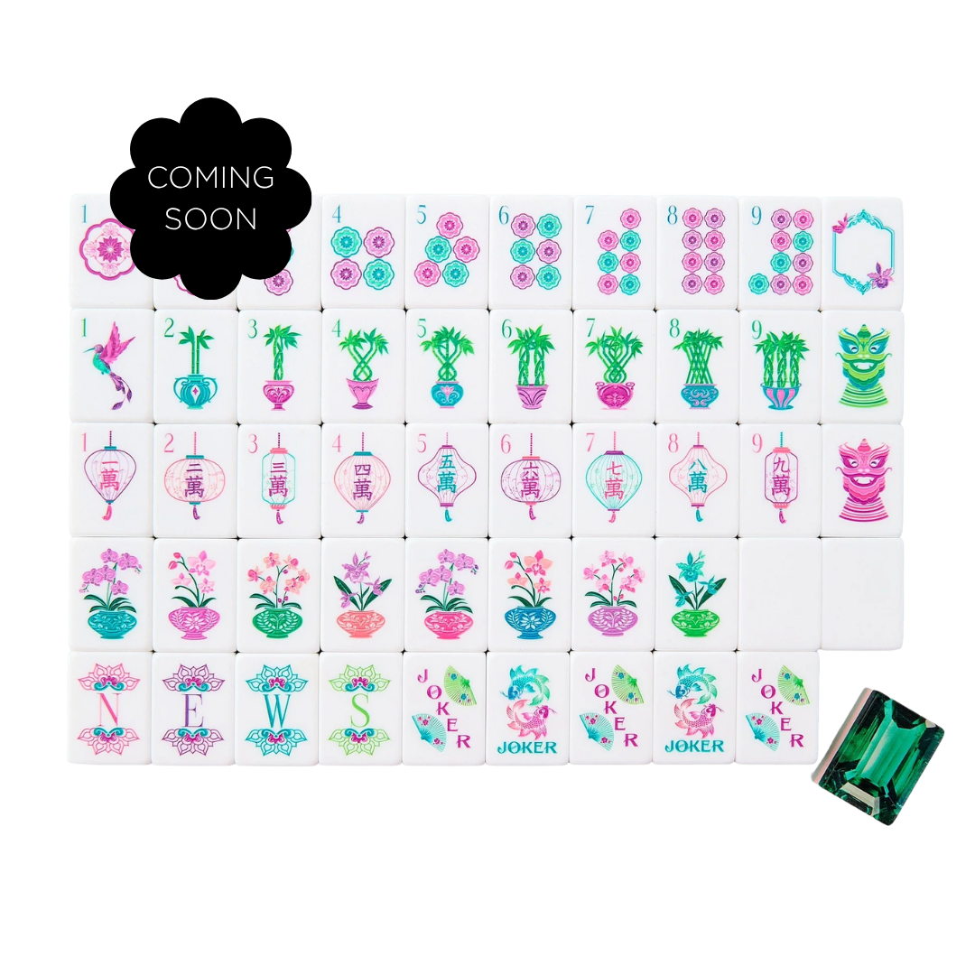 PRE-ORDER Emerald Mahjong Tiles