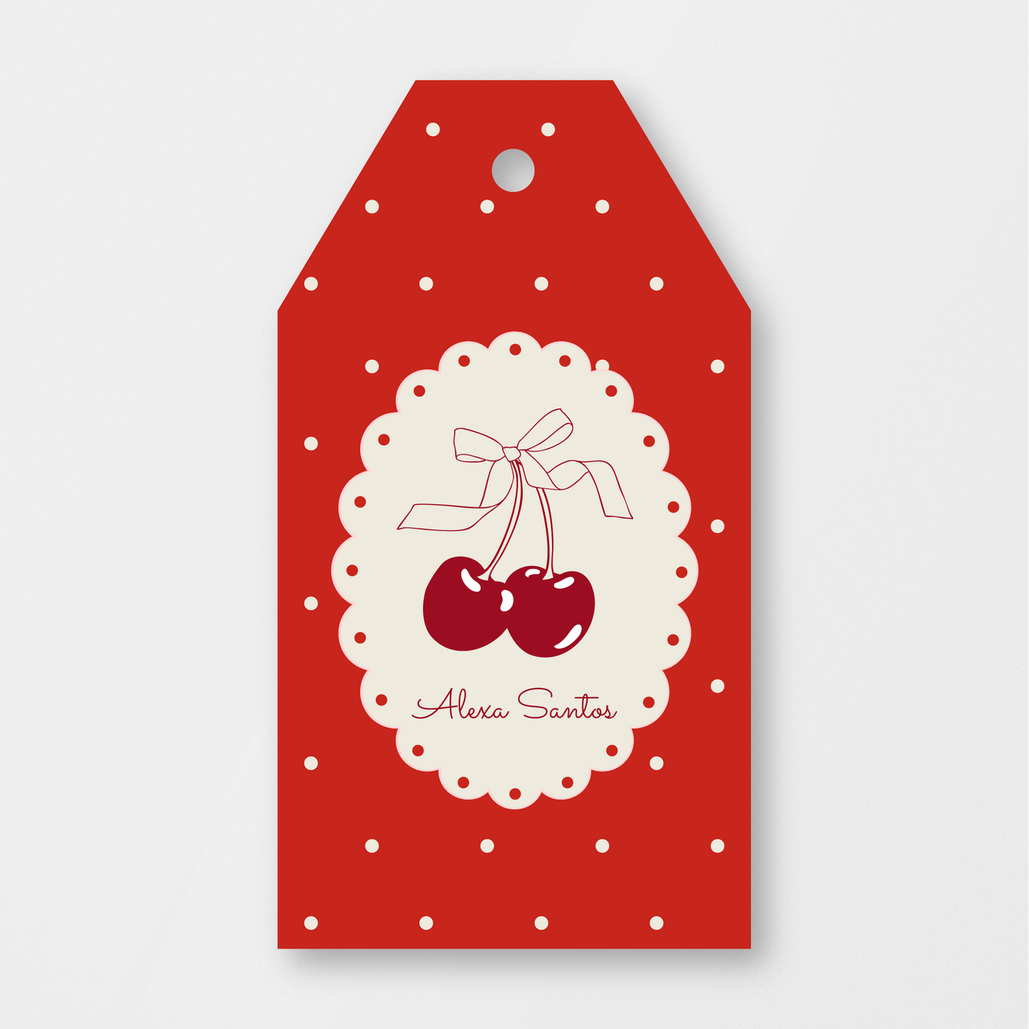 Cherry Frame Tag