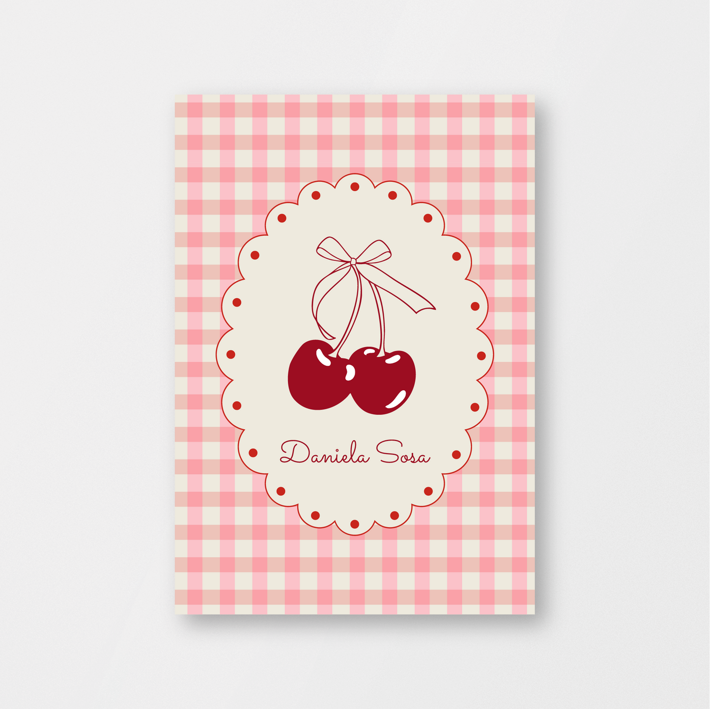 Cherry Pink Plaid