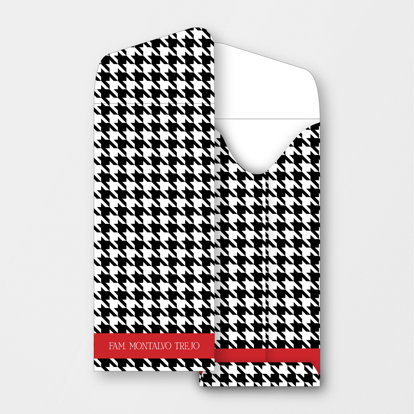 Christmas Houndstooth Money Holder