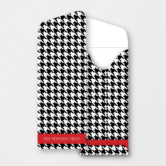 Christmas Houndstooth Money Holder