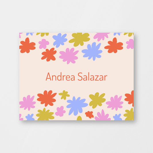 Crayon Blooms Stickers
