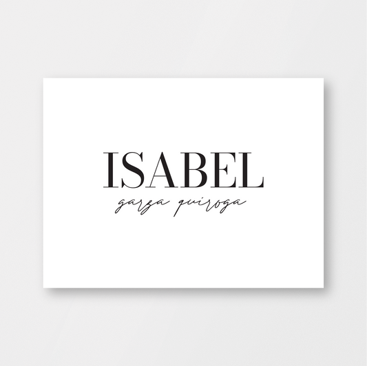 Cream Colored Modern Card