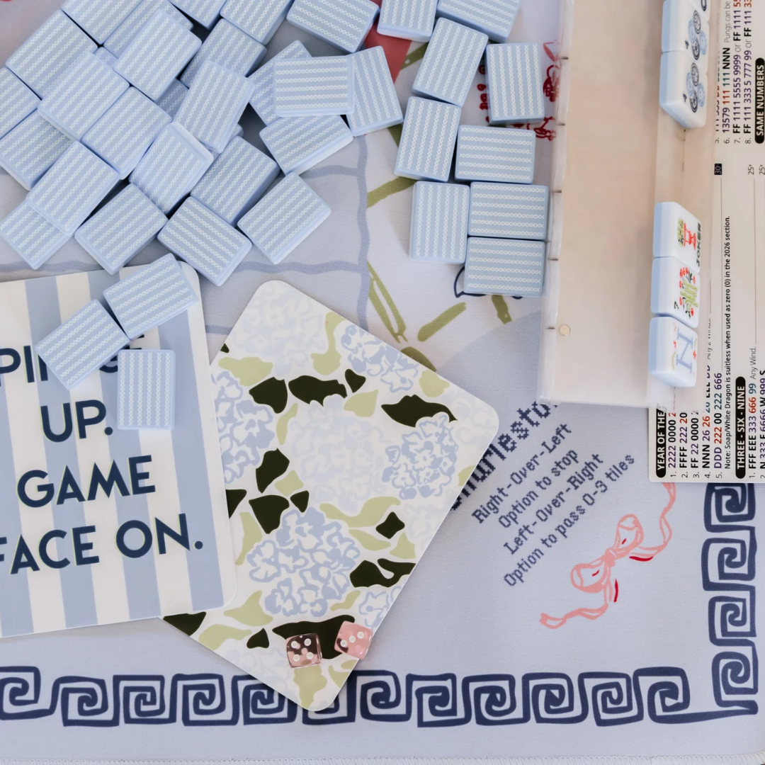 Miss Darling Cameo Blue Tiles - Miss Mahjong
