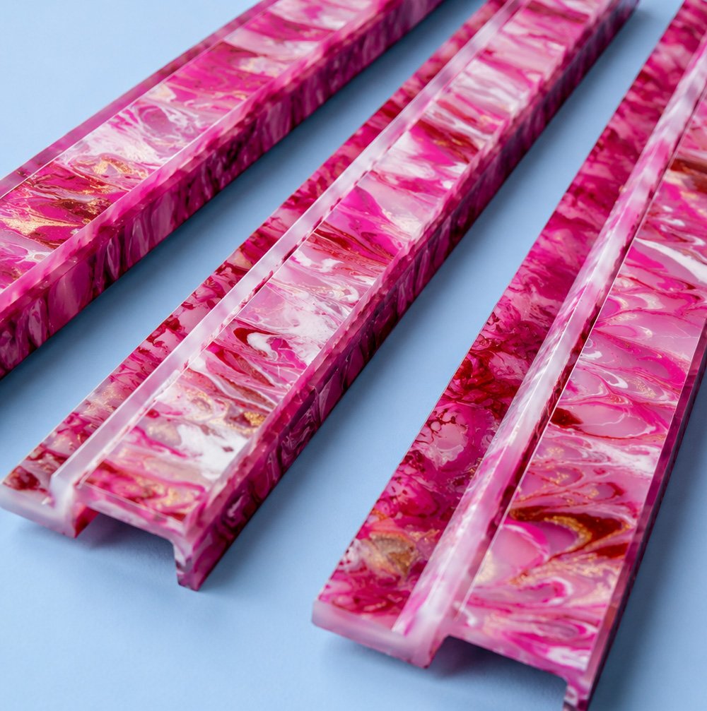 Golden Pink  Mahjoy Racks Set of 4