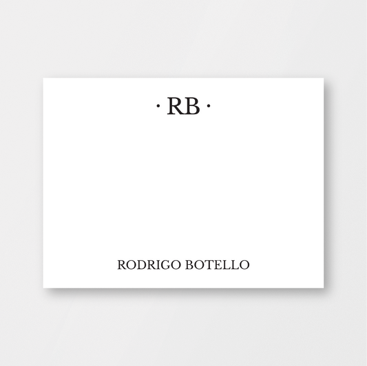 Dotted Initials Card