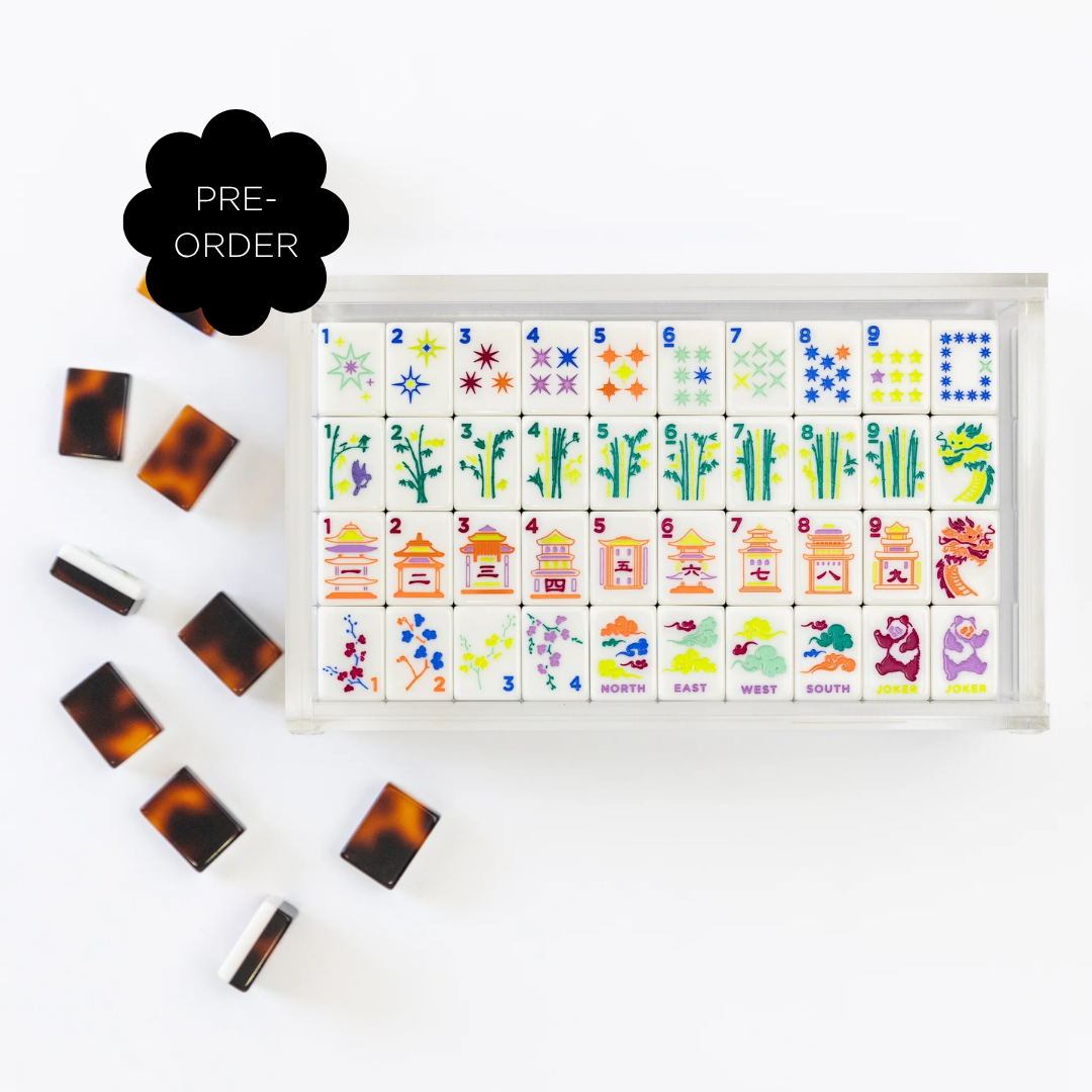 PRE-ORDER East Meets West Tortoise Shell Tile (With velvet bag)