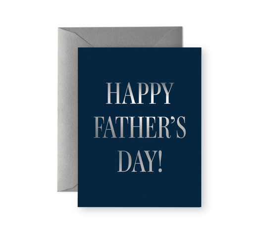 Happy Father's Day Blue Card