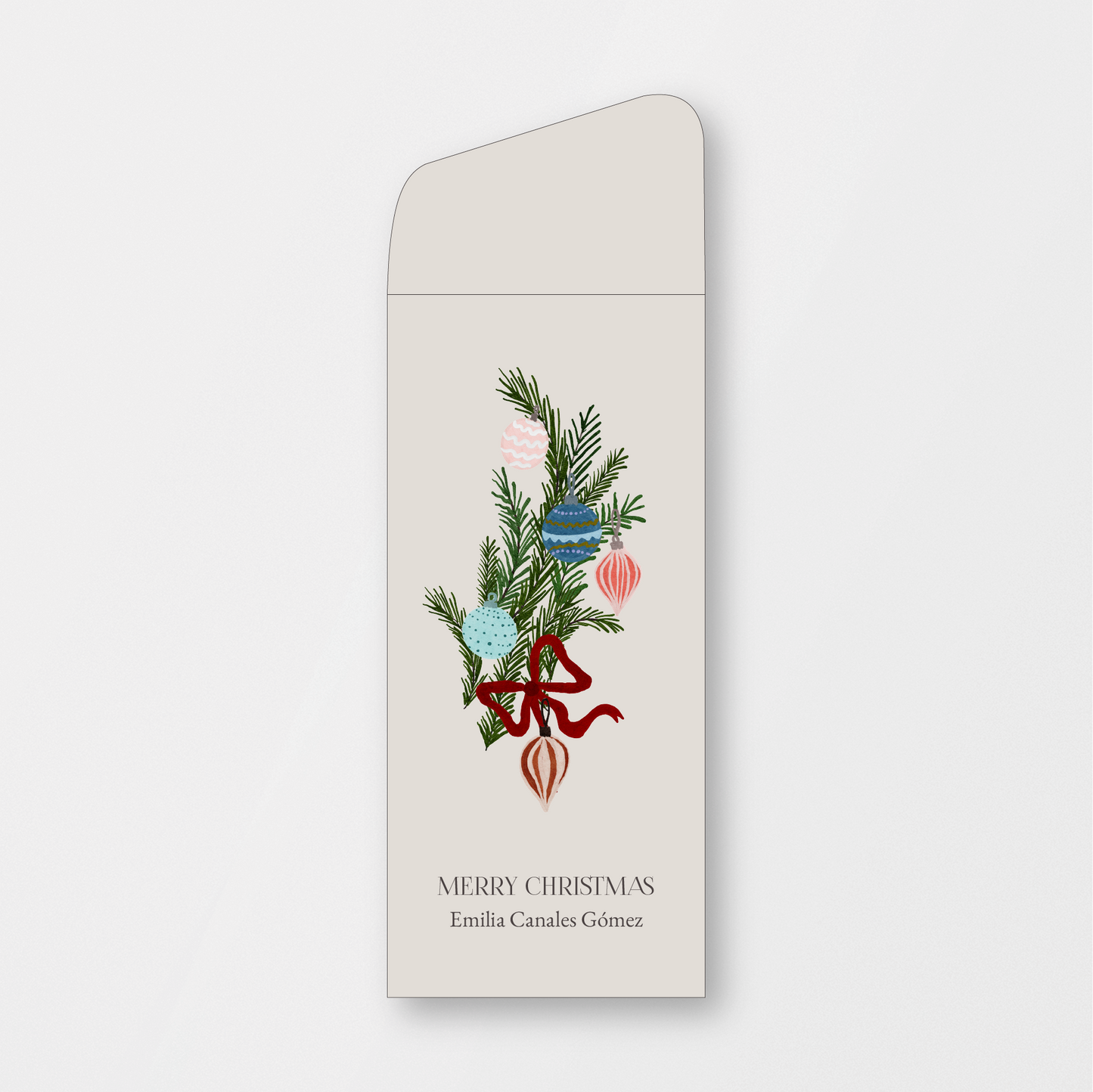 Festive Sprig Money Holder