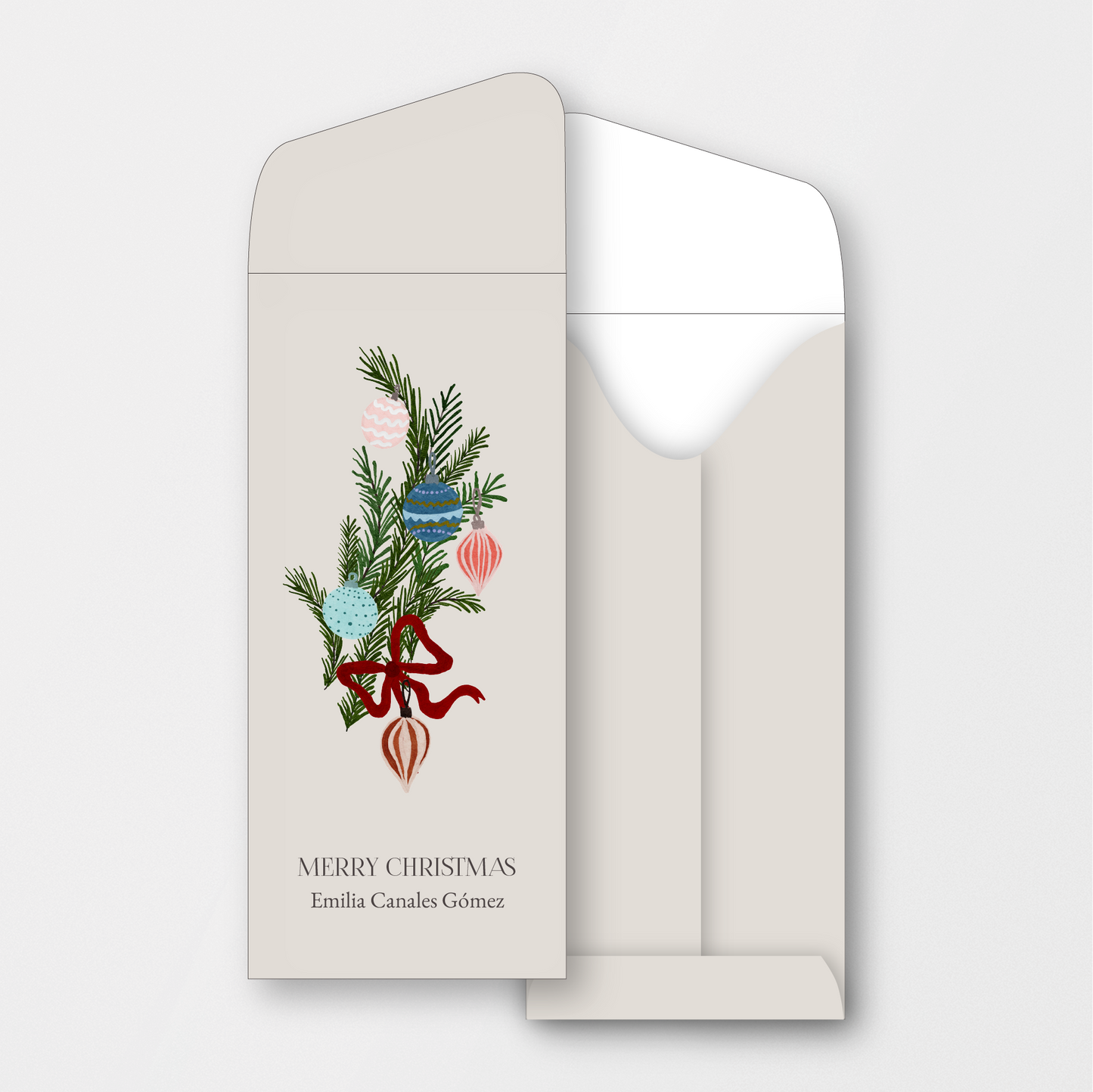 Festive Sprig Money Holder