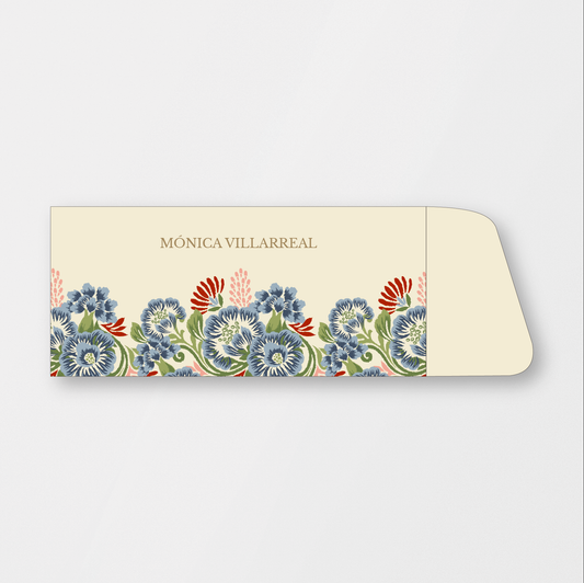 Floral Ikat Money Holder