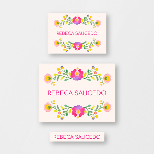 Flower Garland Stickers