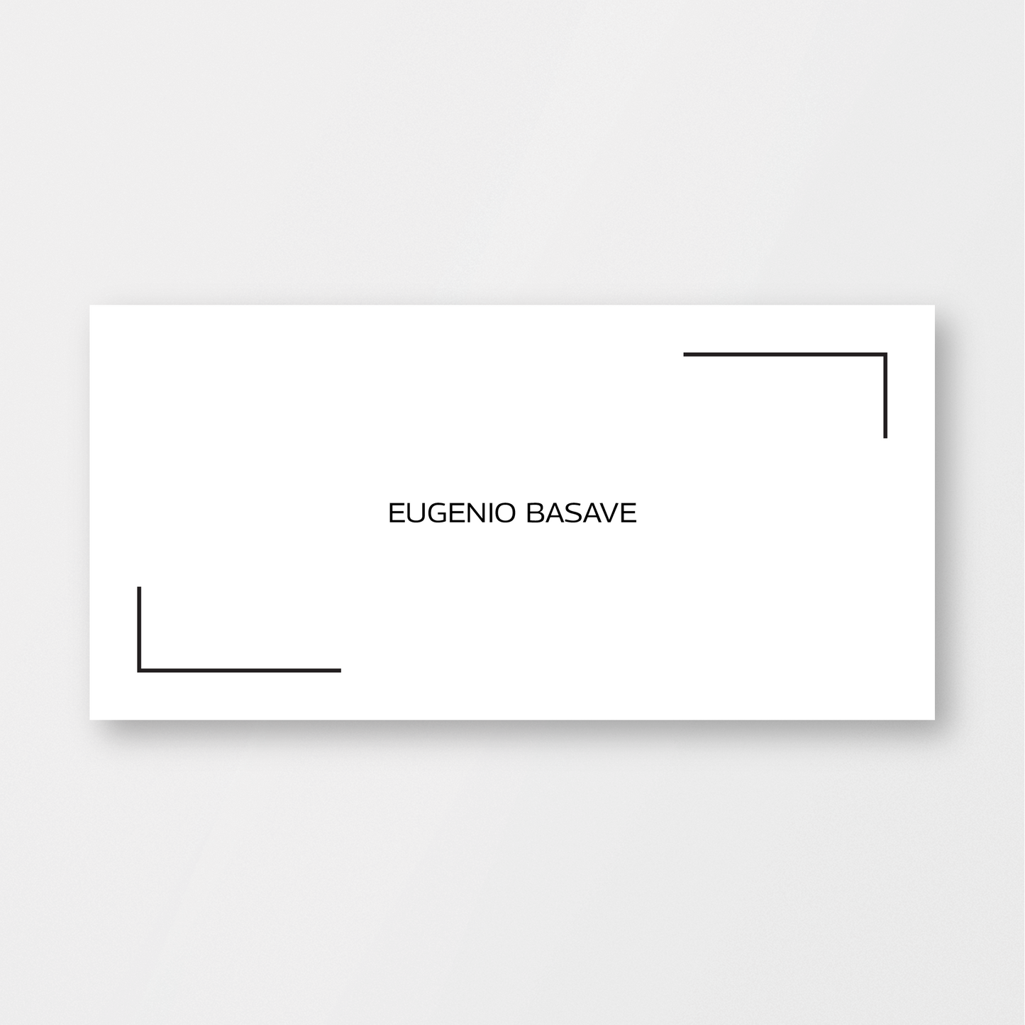 Framed Corners Envelope