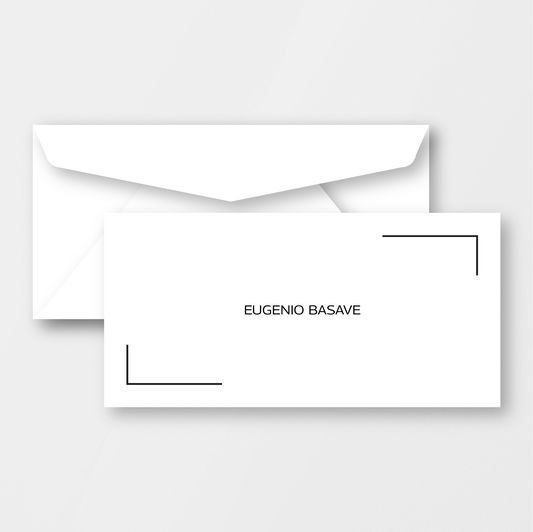 Framed Corners Envelope