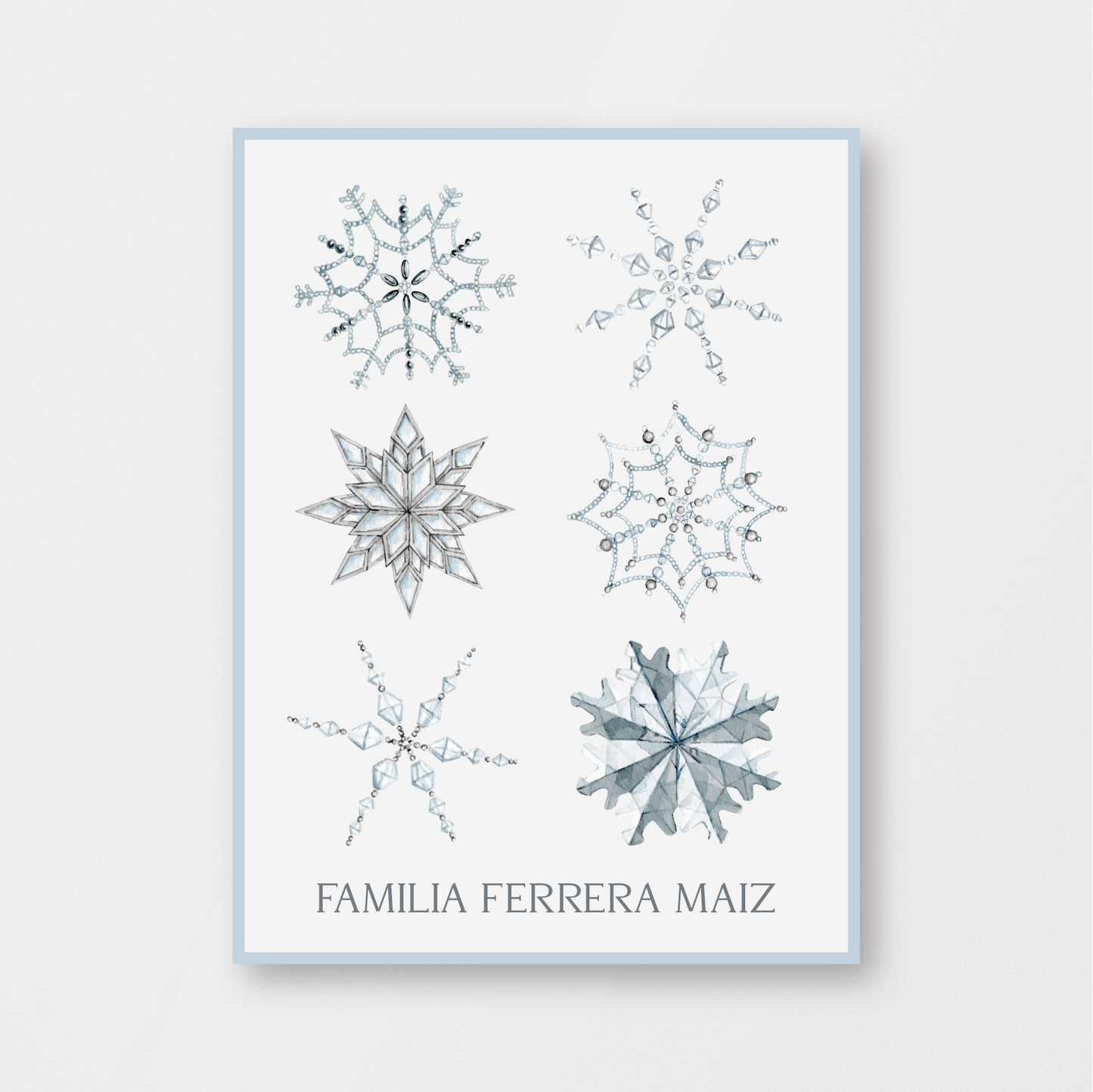 Winter Crystals Card