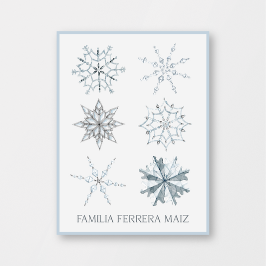 Winter Crystals Card
