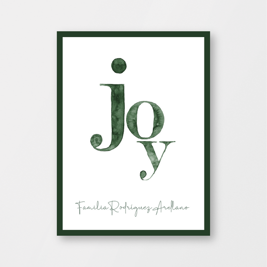Green Joy Card