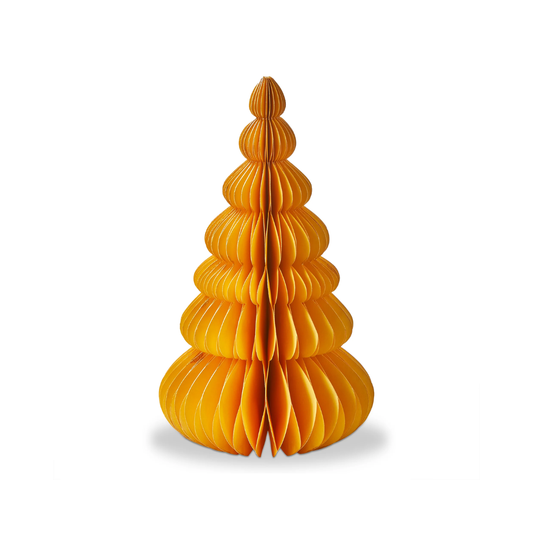 Groovy Paper Tree Decor Small Yellow