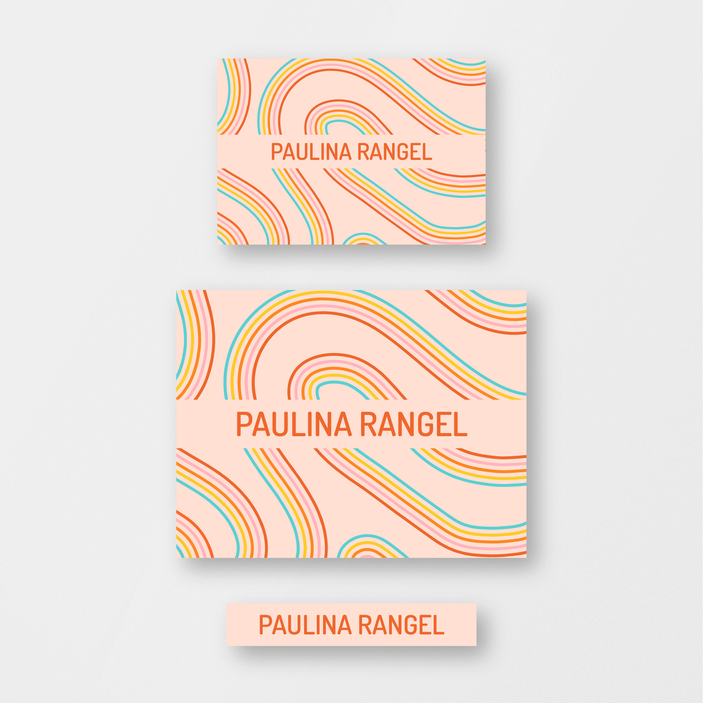 Groovy Rainbow Stickers