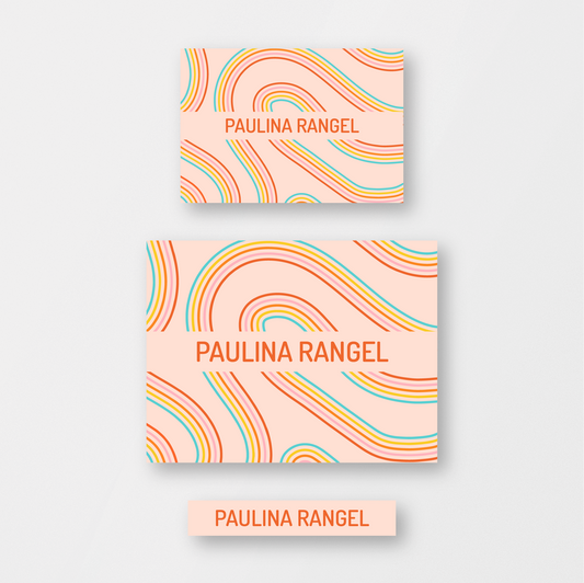 Groovy Rainbow Stickers