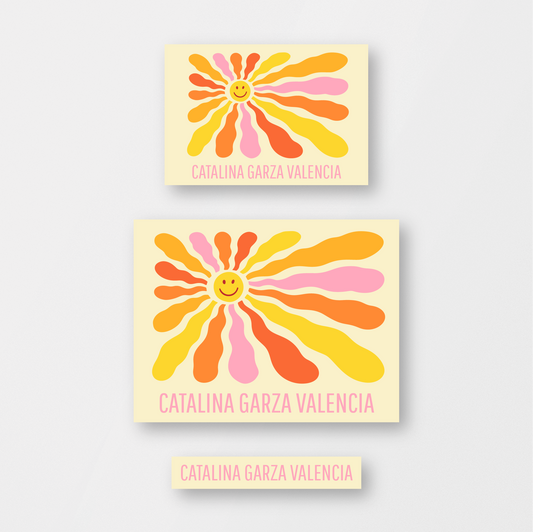 Groovy Sun Stickers