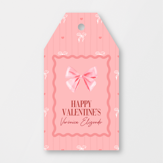 Hearts & Bows Tag