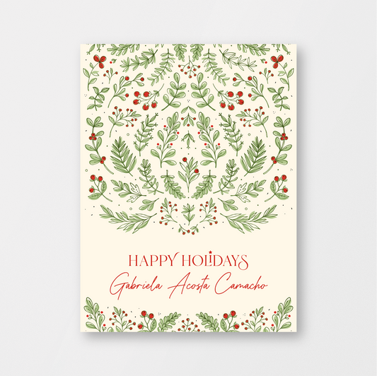 Holidays Foliage Card
