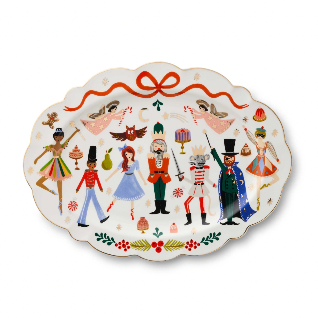 Nutcracker Large Porcelain Serving Platter