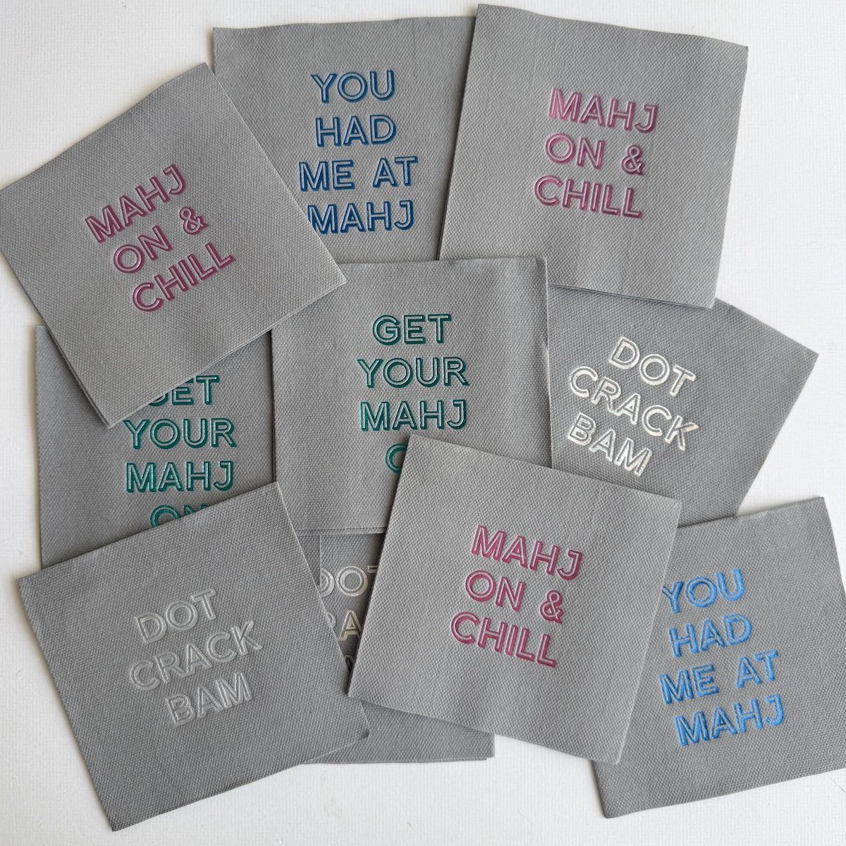 Mahjong napkins