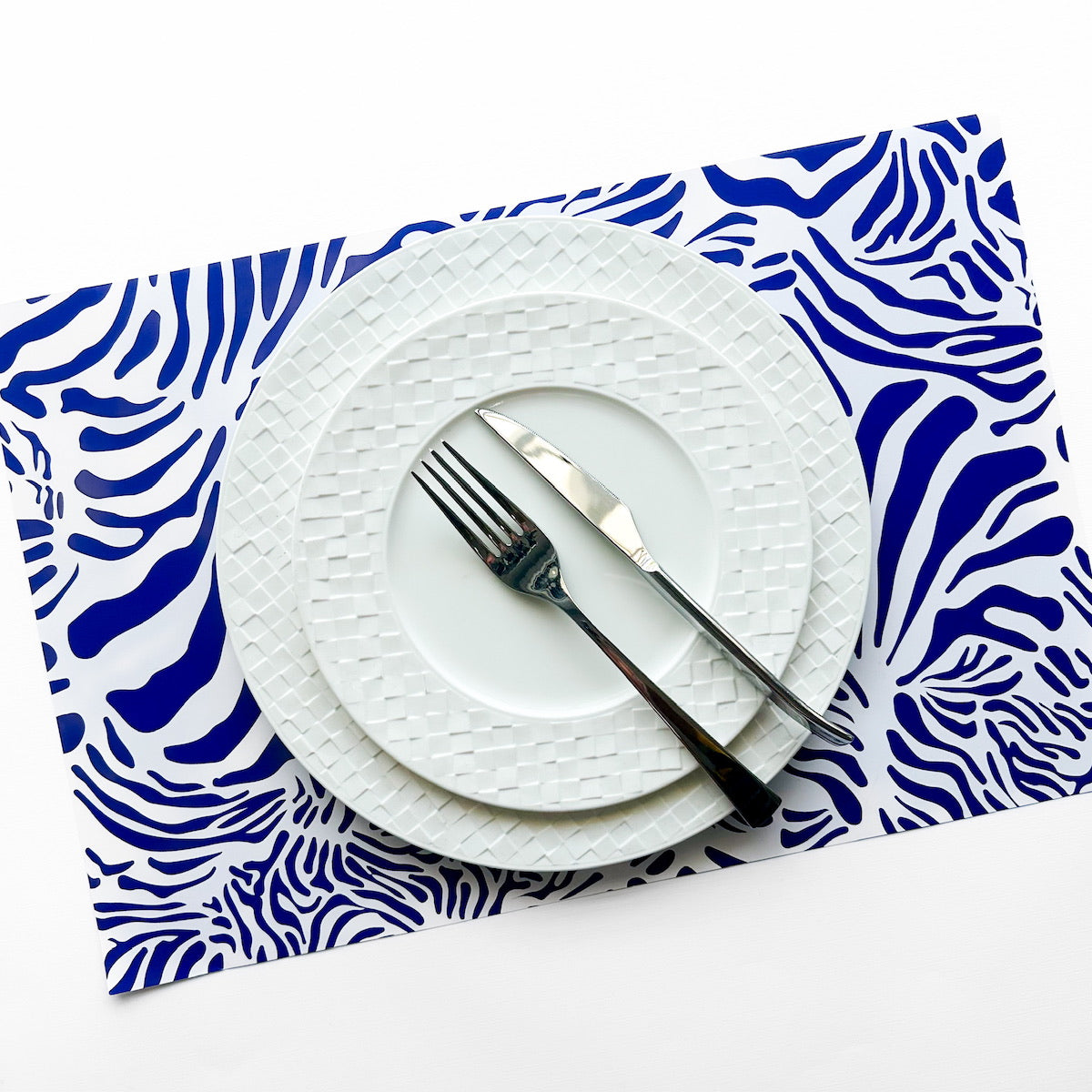 Blue Zebra Placemat