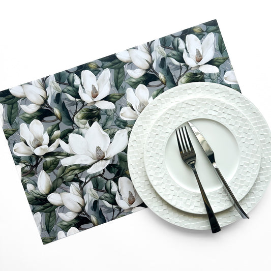 White Magnolia Placemats