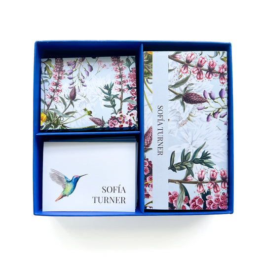 Caja de Papelería Botánica Personalizada