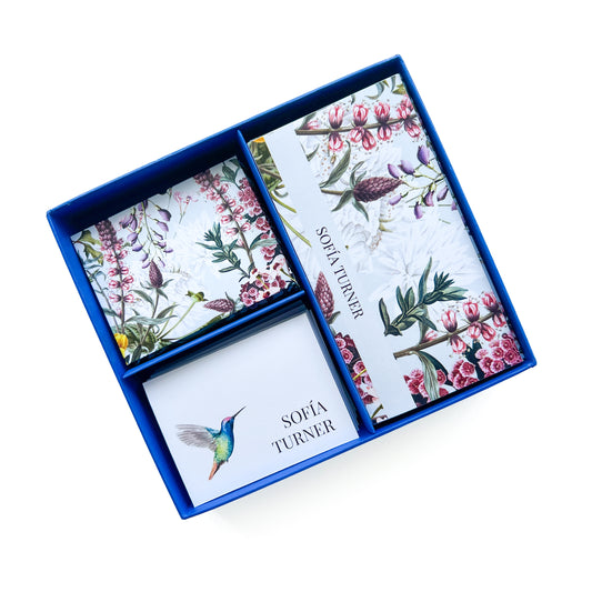 Caja de Papelería Botánica Personalizada