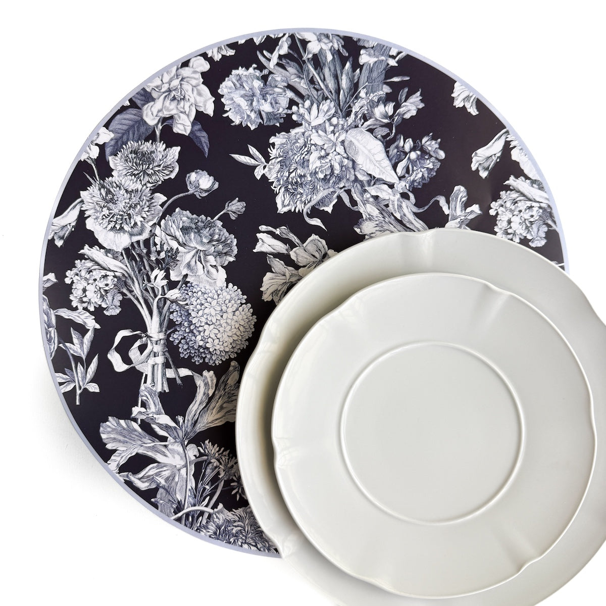 Toile Fleurie Die Cut Placemat