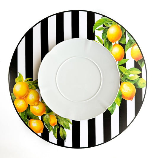 Amalfi Citrus Die Cut Placemat